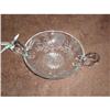 Image 1 : Round Etched Relish/Pickles Bowl W/Handles #1851977