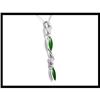 Image 1 : INCOMPARABLE 18K WHITE GOLD JADE AND DIAMOND #1852146