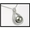 Image 1 : Simple but Elegant Diamonds and Pearl Pendant #1852152