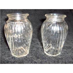 French Art Deco Glass Vases c1930 #1852881