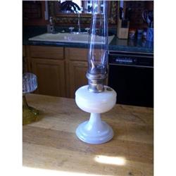 Antique Kerosene White Aladdin Lamp #1853144