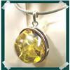 Image 1 : Robust Designer Baltic Amber Sterling Pendant #1853352