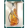 Image 1 : VIBRANT Chunk of Honey Sterling Baltic Amber #1853357