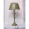 Image 1 : Toleware Green Lamp #1854047