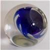 Image 1 : Blue Two-Base Paperweight #1854160