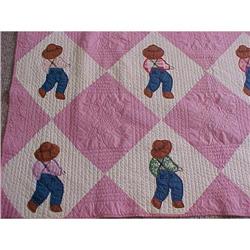 Quilt With Applique Little Men #1854321