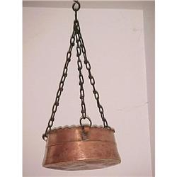 Dovetailed Hammered Copper Pot #1854322