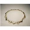 Image 1 : Estate 14K YG Yellow Gold Dolphin Link Bracelet#1854413