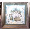 Image 1 : Framed Maude Humphrey textile of cupids #1854460