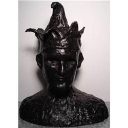Picasso Bronze Sculpture Bust,Head of Jester #1854474