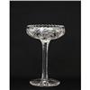 Image 1 : Old Brilliant Cut Glass Tall Compote Tazza #1854550
