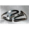 Image 1 : Sterling Modernist  Hinged Bracelet, Taxco #1855435
