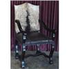 Image 1 : RUSTIC COWHIDE LEATHER LIBRARY OFFICE CHAIR #1855484