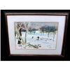 Image 1 : New England Winter Snow Ice Skating Painting wc#1855841