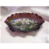 Image 1 : Imperial Glass Amethyst Relish Dish #1855976