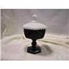 Image 1 : Imperial Glass Black and White Compote #1855993