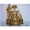 Image 1 : A French brass and gilt,- bronze Mantel Clock #1856079