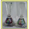 Image 1 : Pr EARLY 20C CUT RAINBOW GLASS PERFUME BOTTLES #1871883