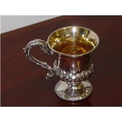 RTERLING SILVER 925  BAPTESIMAL GOBLET #1884141