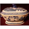 Image 1 : CHINESE EXPORT BLUE CANTON SOUP TUREEN #1884270