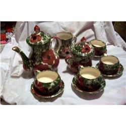 Vintage Oxacacan Hand Paninted Tea Set #1884389