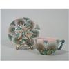 Image 1 : Etruscan Majolica Shell & Seaweed Cup & Saucer #1884562