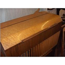 DECOLA Art Deco Burr Maple Radiogram #1884661