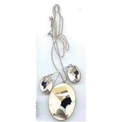 SALE Egyptian Sterling Silver Necklace and #1884689