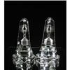 Image 1 : Pair of  Val St. Lambert Crystal Obelisks #1884699