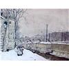 Image 1 : Pont Marie in Winter, Paris by T.F. Simon 1923 #1884701