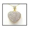 Image 1 : 18K GOLD LOCKET 2 CARATS DIAMONDS(was $2200) #1884742