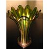 Image 1 : Irridescent Hand blown flute vase mkd! #1884866