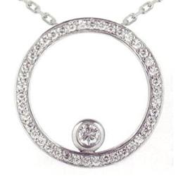 1.35 carats Bezel Set Diamond Pendant with #1885010