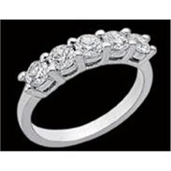 1.25 carat DIAMOND WEDDING BAND bridal ring #1885018