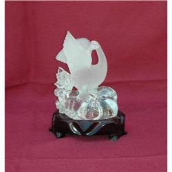 Crystal Display with Swan & Swan bady  #1885043