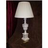 Image 1 : stunning - white marble table lamp #1889660