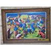 Image 1 : Haitian Painting by Xavier Amiama, COA #1889884
