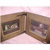 Image 1 : Vintage Prints in Hinged Wood Frame #1889964