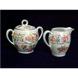 AR Germany Cream and Sugar Bowl with Lid #1889965