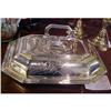 Image 1 : Fine Silver Plate Covered Dish with Birds and #1890084