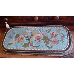 Large, Splendid Victorian Beaded Teapot Stand #1890085