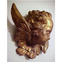 Lg. Carved Gilt Wood Italian Baroque Style #1890087