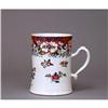 19C Chinese Export Famille Rose Tankard Mug Cup#1890264