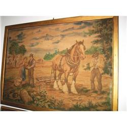 French tapestries Farmers eating lunch in the #1890572