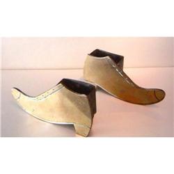 Pair of Victorian Brass Shoes #1890602