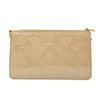 Image 1 : Authentic Louis Vuitton Monogram Beige Vernis Leather Pouch