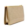 Image 2 : Authentic Louis Vuitton Monogram Beige Vernis Leather Pouch