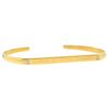 Image 1 : 18k Yellow Gold ID Style “Listen to your Dreams” Bangle Bracelet