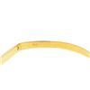 Image 3 : 18k Yellow Gold ID Style “Listen to your Dreams” Bangle Bracelet