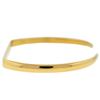 Image 5 : 18k Yellow Gold ID Style “Listen to your Dreams” Bangle Bracelet